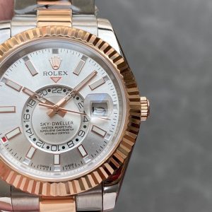 SKY-DWELLER TWO-TONE 42 ROSE GOLD BEZEL GREY DIAL - Image 3