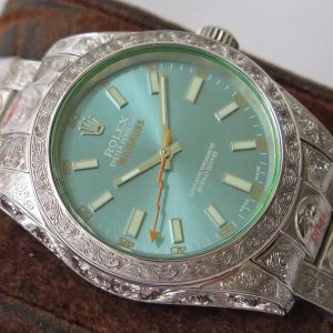 MILGAUSS 40MM STAINLESS STEEL ENGRAVED CASE BLUE DIAL - Image 5