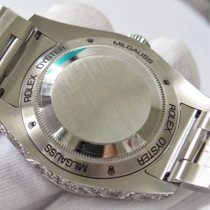 MILGAUSS 40MM STAINLESS STEEL ENGRAVED CASE BLUE DIAL - Image 6