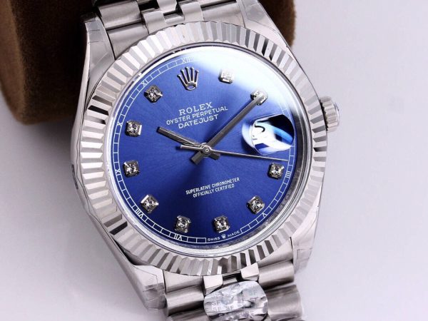 DATEJUST 41MM STAINLESS STEEL BLUE DIAL - Image 3