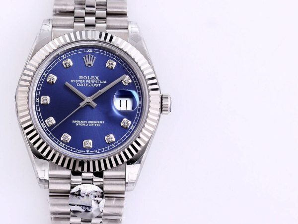 DATEJUST 41MM STAINLESS STEEL BLUE DIAL - Image 4