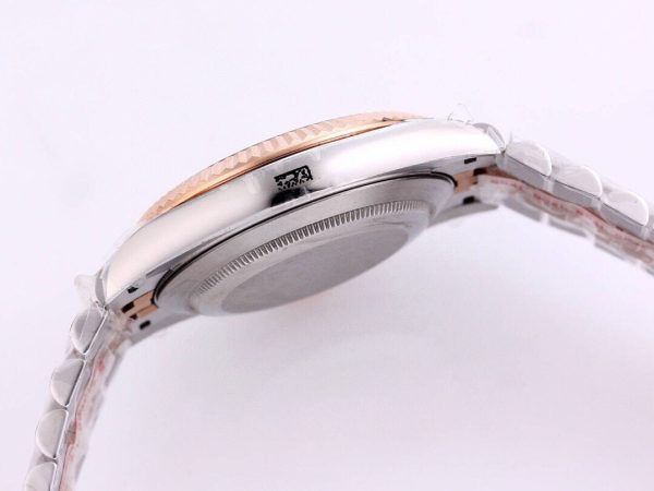 DATEJUST 41 ROSE GOLD STEEL CHOCOLATE DIAMOND DIAL - Image 6