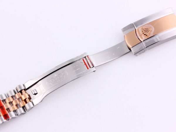 DATEJUST 41 ROSE GOLD STEEL CHOCOLATE DIAMOND DIAL - Image 8