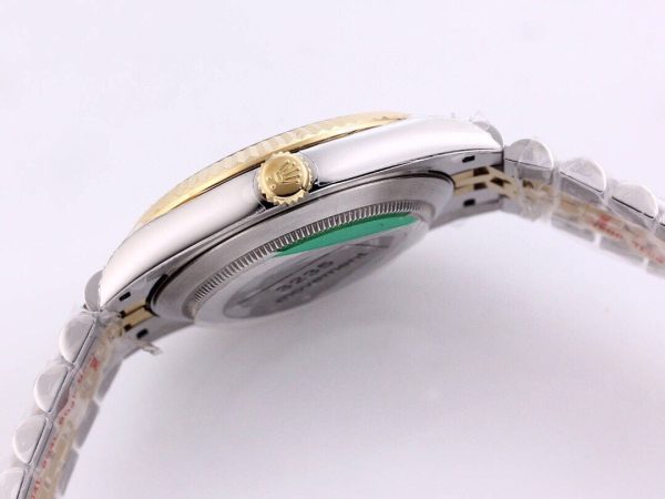 DATEJUST 41 TWO-TONE YELLOW DIAL DIAMOND NUMERALS - Image 4