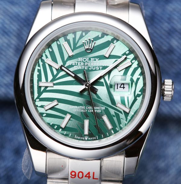 DATEJUST 41 STAINLESS STEEL CUSTOM GREEN DIAL - Image 3