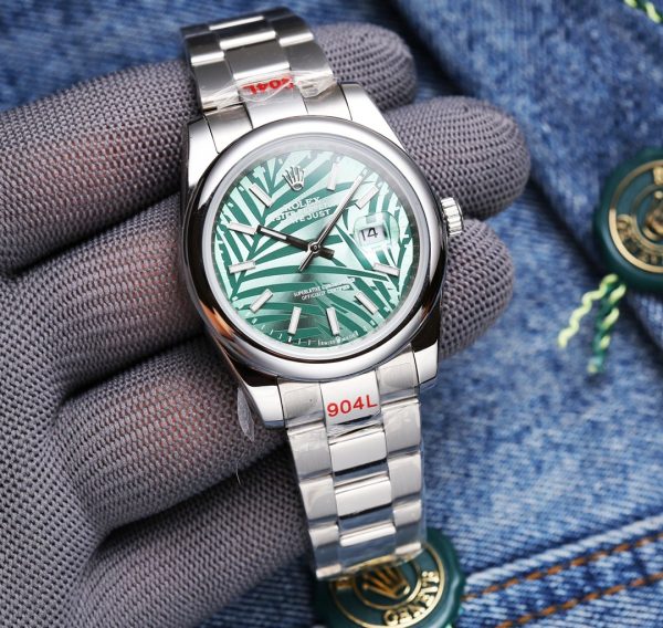 DATEJUST 41 STAINLESS STEEL CUSTOM GREEN DIAL - Image 4