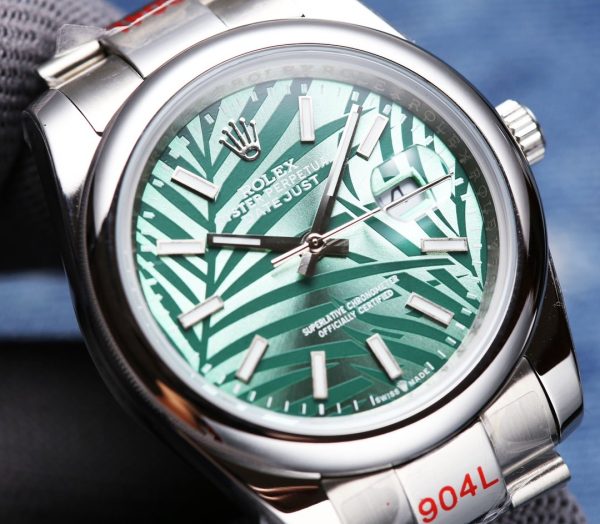 DATEJUST 41 STAINLESS STEEL CUSTOM GREEN DIAL - Image 5