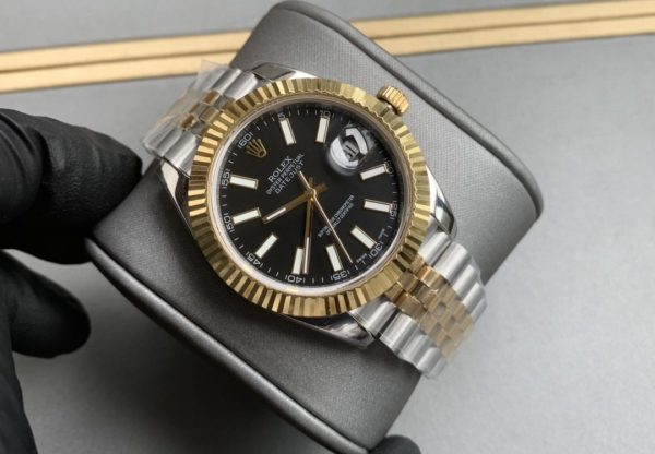 DATEJUST II 41MM TWO-TONE BLACK DIAL - Image 2