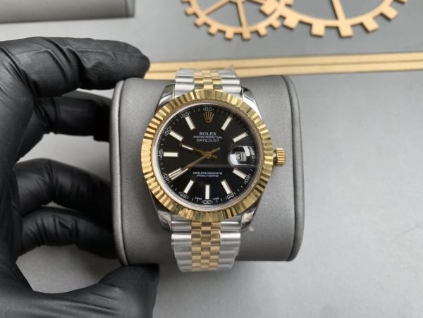 DATEJUST II 41MM TWO-TONE BLACK DIAL - Image 3