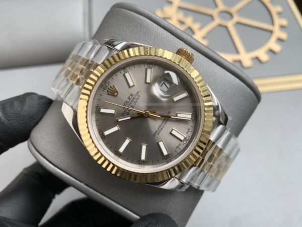 DATEJUST II 41 TWO-TONE GREY DIAL - Image 2