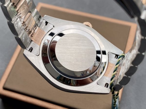 DATEJUST II GOLD STEEL WHITE DIAL ARABIC NUMERALS OYSTER BRACELET - Image 8