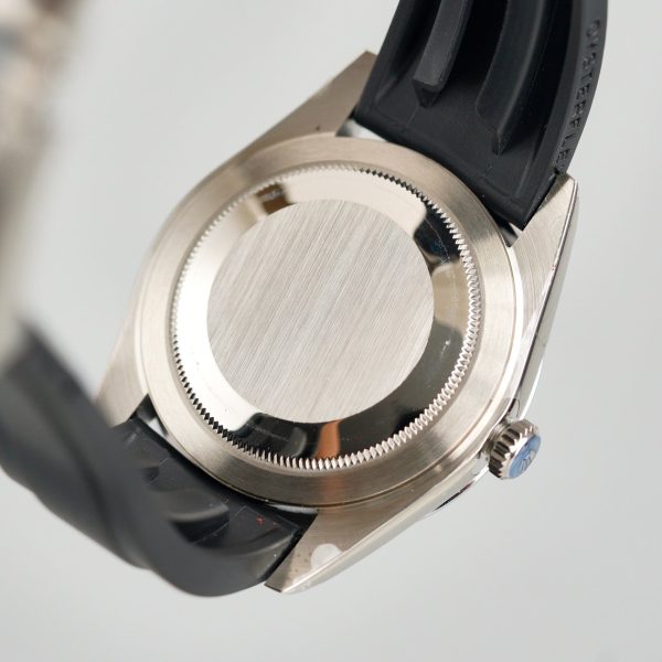 DATEJUST II 41MM STAINLESS STEEL CASE WIMBLEDON DIAL RUBBER STRAP - Image 6