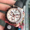 DAYTONA ROSE GOLD CASE 40MM WHITE DIAL RUBBER STRAP - Image 4