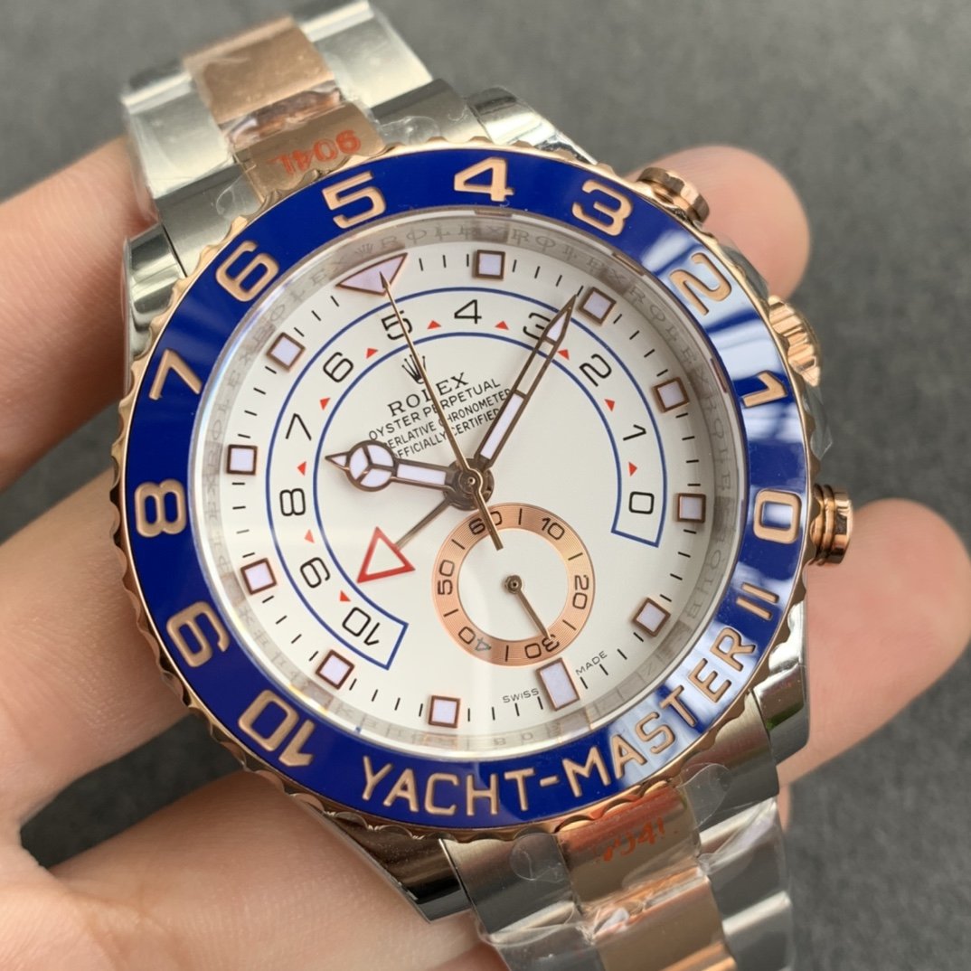 YACHT-MASTER II ROSE GOLD CERAMIC 44MM