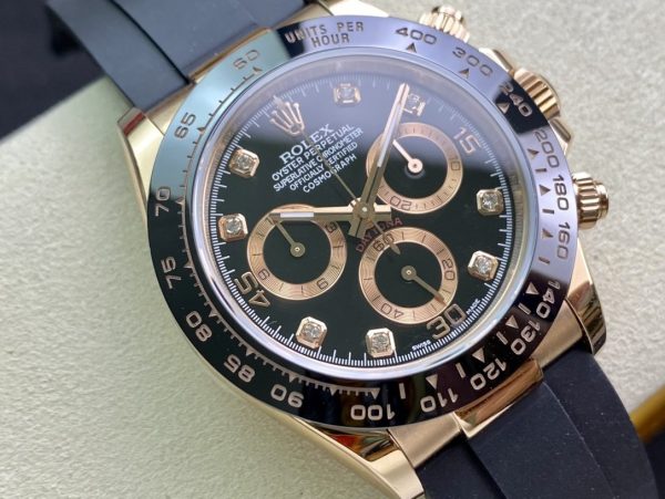 DAYTONA ROSE ROSE GOLD 40MM CERAMIC DIAMOND NUMERALS - Image 2