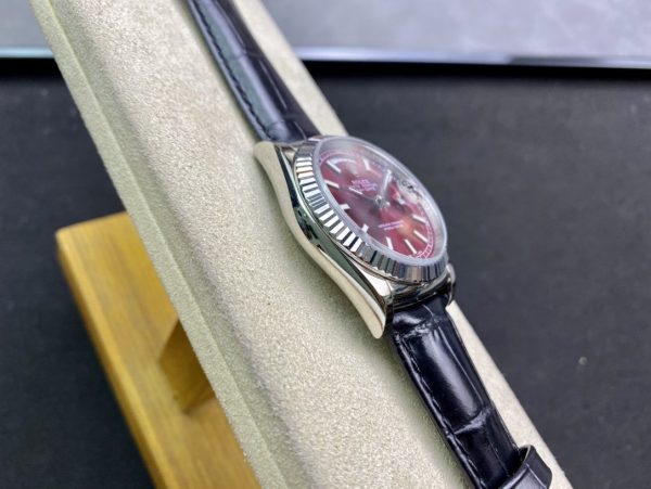 DAY-DATE 41MM STAINLESS STEEL RED DIAL - Image 5
