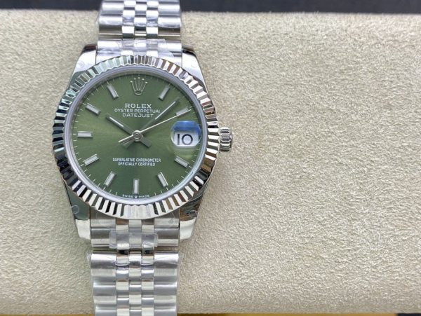 DATEJUST 41MM STAINLESS STEEL KHAKI DIAL - Image 2