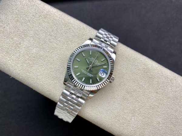 DATEJUST 41MM STAINLESS STEEL KHAKI DIAL - Image 4
