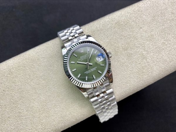 DATEJUST 41MM STAINLESS STEEL KHAKI DIAL - Image 5