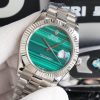 DATEJUST 41 STAINLESS STEEL CUSTOM BLUE EMERALD DIAL - Image 5