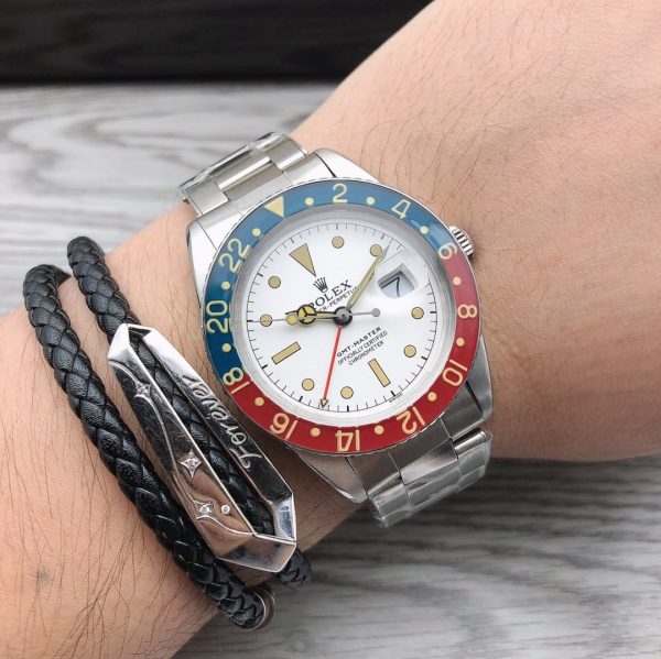GMT-MASTER VINTAGE PEPSI 40MM WHITE DIAL - Image 4