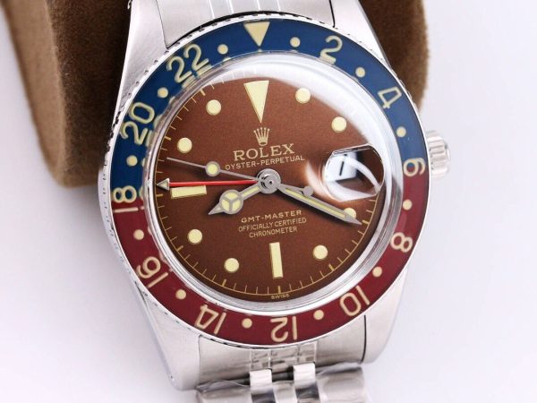 GMT-MASTER VINTAGE PEPSI 40MM BROWN DIAL - Image 3