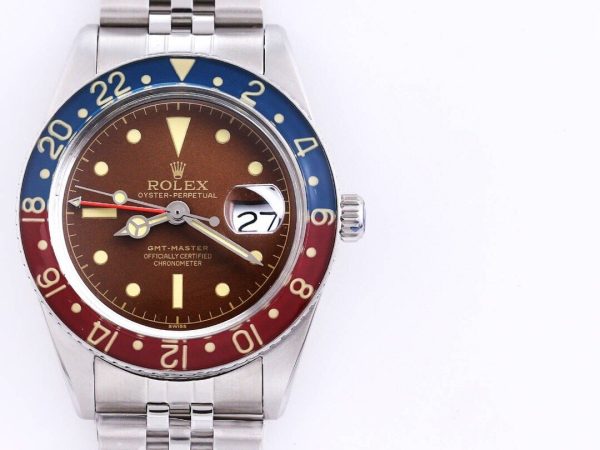 GMT-MASTER VINTAGE PEPSI 40MM BROWN DIAL - Image 4