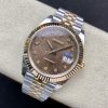 DATEJUST 41 TWO-TONE ROSE GOLD CHOCOLATE DIAL - Image 4
