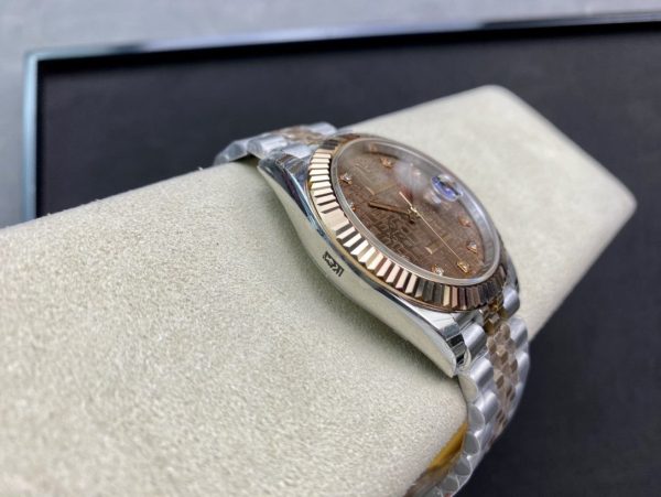 DATEJUST 41 TWO-TONE ROSE GOLD CHOCOLATE DIAL - Image 6
