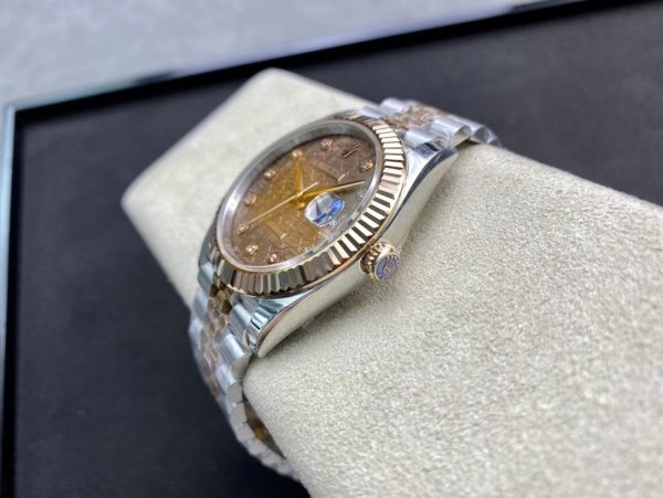 DATEJUST 41 TWO-TONE ROSE GOLD CHOCOLATE DIAL - Image 7