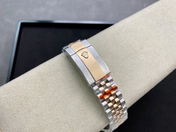 DATEJUST 41 TWO-TONE YELLOW GOLD CHOCOLATE DIAL - Image 9