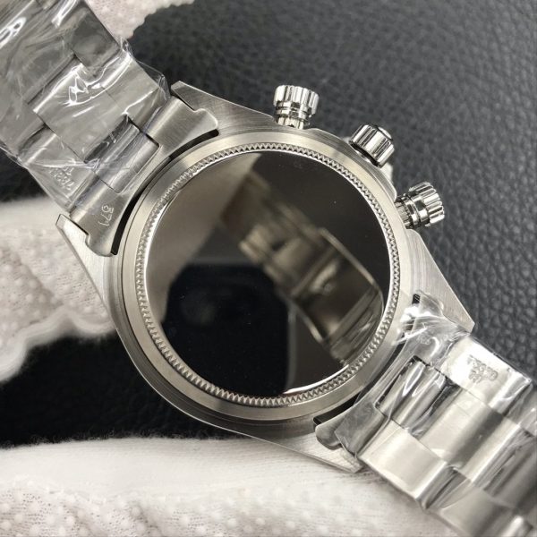 DAYTONA 38MM VINTAGE BLACK BEZEL SILVER DIAL - Image 7