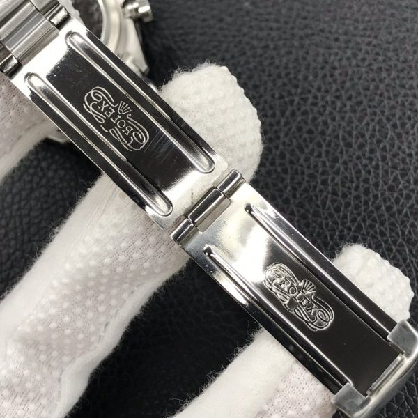 DAYTONA 38MM VINTAGE BLACK BEZEL SILVER DIAL - Image 9