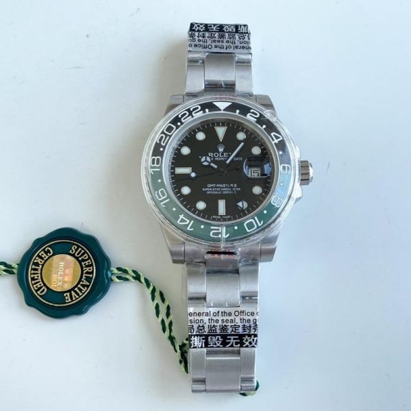 GMT-MASTER II CUSTOM GREEN BLACK BEZEL LIMITED EDITION - Image 2