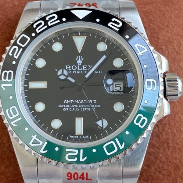 GMT-MASTER II CUSTOM GREEN BLACK BEZEL LIMITED EDITION - Image 4