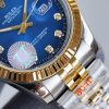 DATEJUST 41MM TWO TONE BLUE DIAL DIAMOND NUMERALS - Image 6