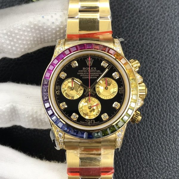 DAYTONA GOLD CUSTOM RAINBOW 116528 - Image 2