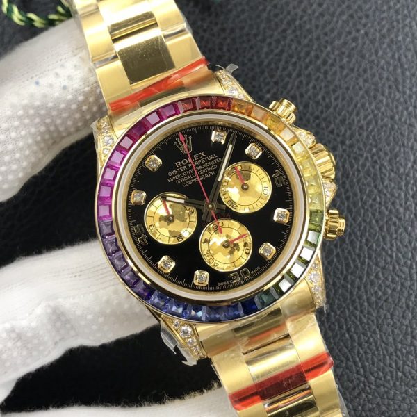 DAYTONA GOLD CUSTOM RAINBOW 116528 - Image 3