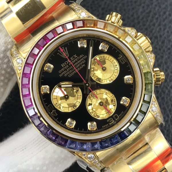 DAYTONA GOLD CUSTOM RAINBOW 116528 - Image 4