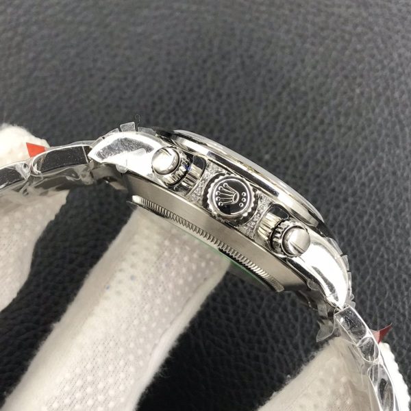 DAYTONA WHITE GOLD CUSTOM RAINBOW 116520 - Image 5