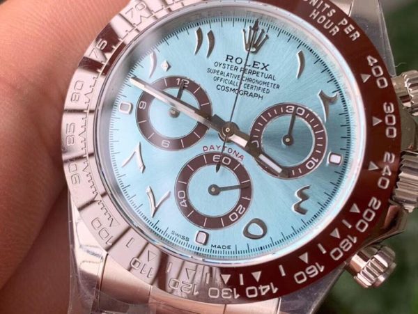 DAYTONA 116520 CUSTOM ICE BLUE CERAMIC ARABIC - Image 5