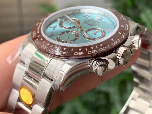 DAYTONA 116520 CUSTOM ICE BLUE CERAMIC ARABIC - Image 6