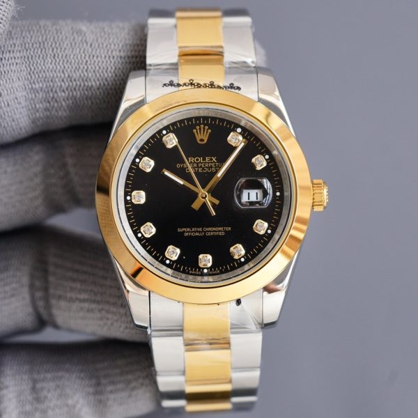 DATEJUST 41MM SMOOTH BEZEL DIAMOND NUMERALS - Image 3