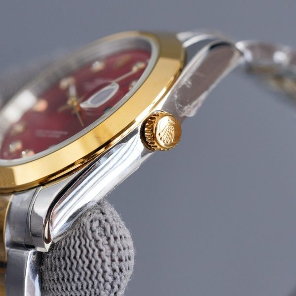 DATEJUST 41MM SMOOTH BEZEL DIAMOND NUMERALS - Image 6