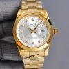 DATEJUST 41MM GOLD SMOOTH BEZEL DIAMOND NUMERALS - Image 2