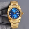 DATEJUST 41MM GOLD SMOOTH BEZEL DIAMOND NUMERALS - Image 5