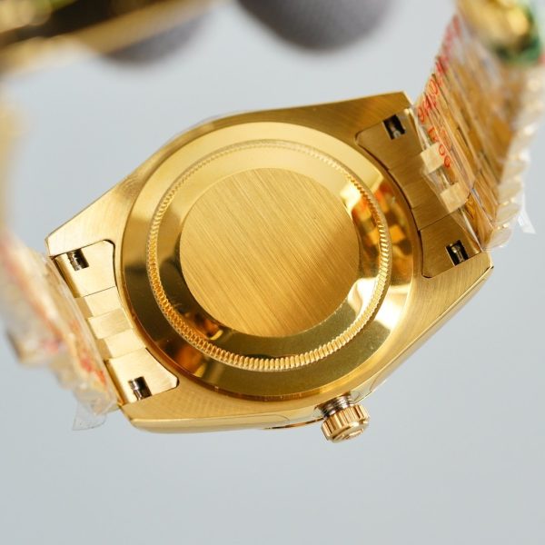 DATEJUST 41MM GOLD RED DIAL JUBILEE BRACELET - Image 8