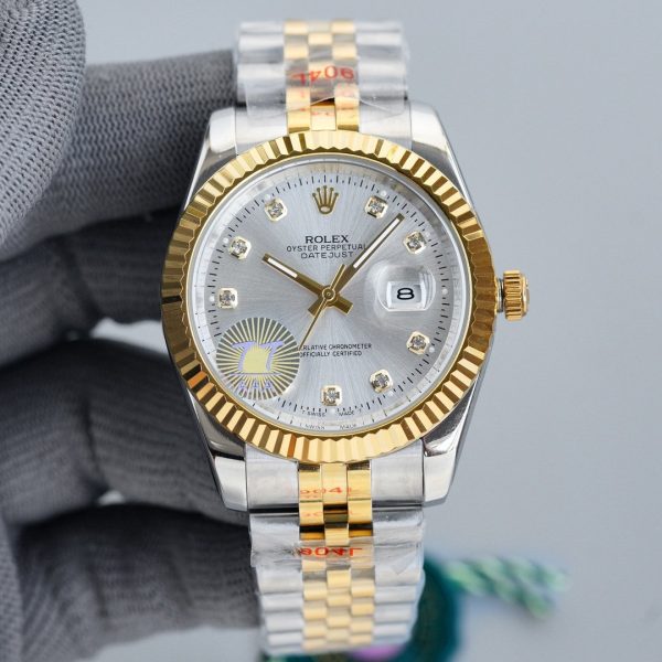 DATEJUST 41MM TWO-TONE GREY DIAL JUBILEE BRACELET - Image 2