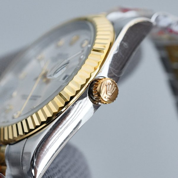 DATEJUST 41MM TWO-TONE GREY DIAL JUBILEE BRACELET - Image 5