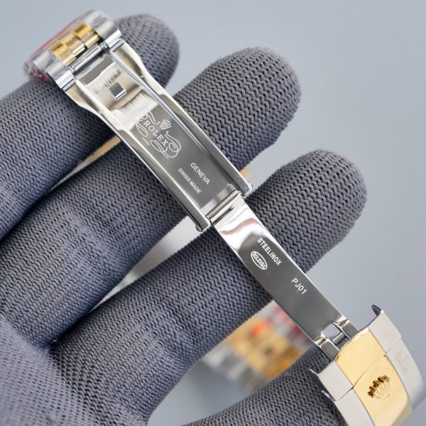 DATEJUST 41MM TWO-TONE GREEN DIAL JUBILEE BRACELET - Image 8
